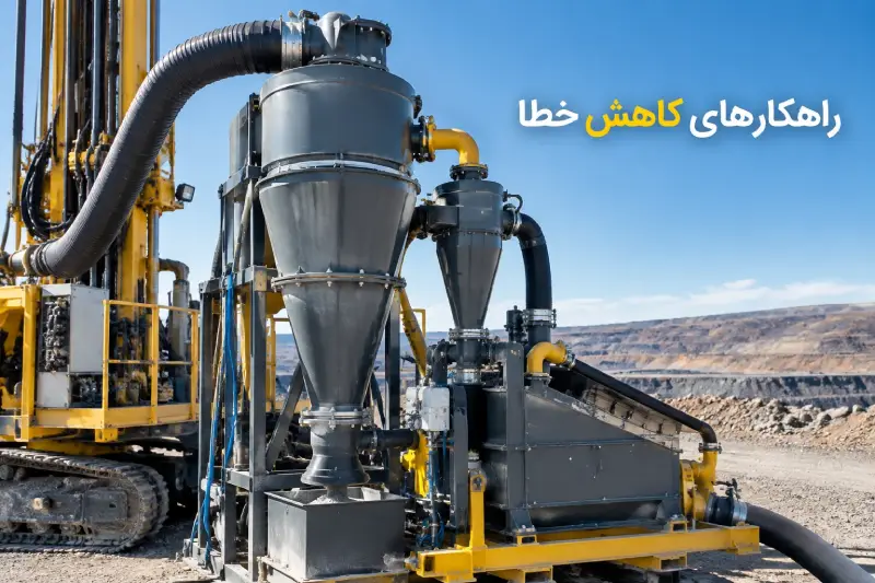 تجهیزات سایکلون و اسپلیتر حفاری گردش معکوس با عنوان راهکارهای کاهش خطا