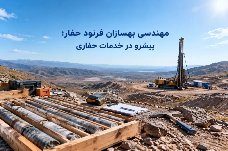 خدمات حفاری اکتشافی معدن شرکت مهندسی بهسازان فرنود حفار