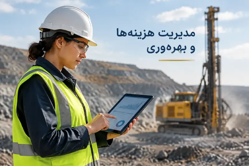 مدیریت اقتصادی و کنترل هزینههای متراژ حفاری معدنی بهسازان فرنود حفار
